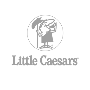 Little Caesars logo on a green background for call center software reviews.
