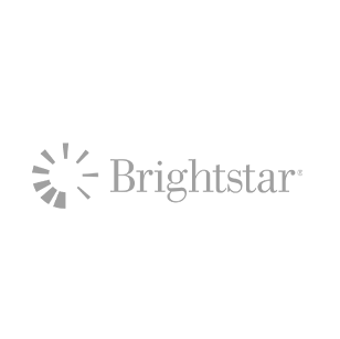 A green background featuring the Brightstar logo.