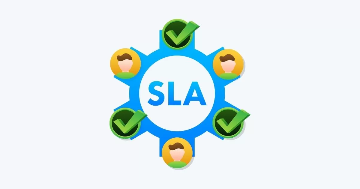 How often should contact center managers revise an SLA