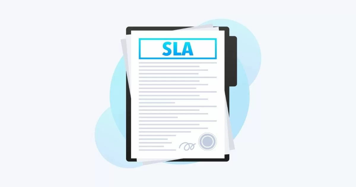 What should be included in an SLA