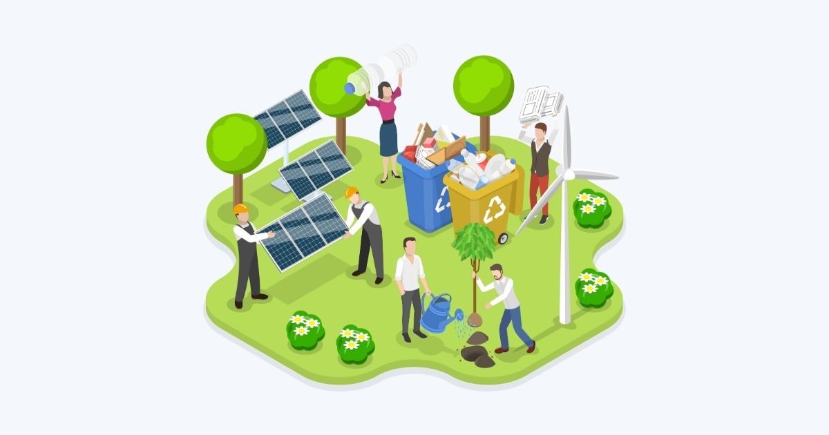 What are the key benefits of implementing call center solutions in the environmental sector