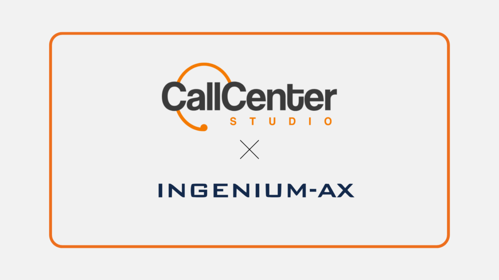 call center studio & ingeniumax partnership