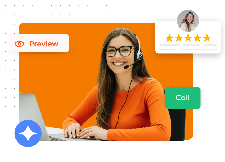 preview dialer by Call Center Studio