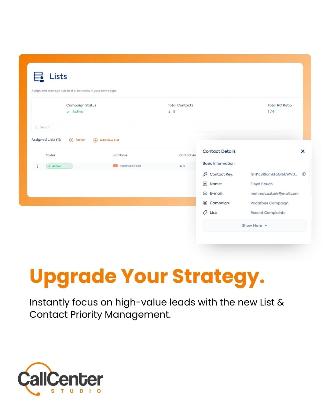 Master timing with contact list prioritization strategies