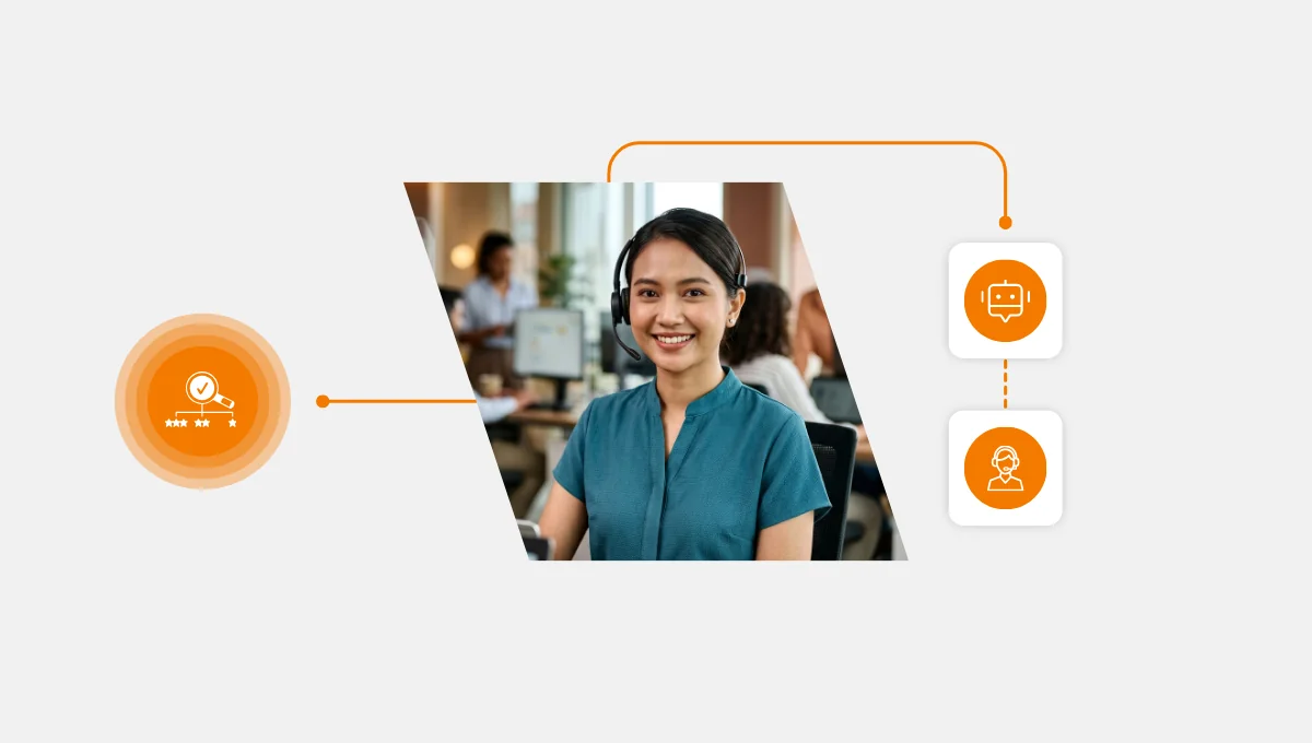 AI Agent Quality Assurance: Holding AI Agents and Human Agents to the Same Standard