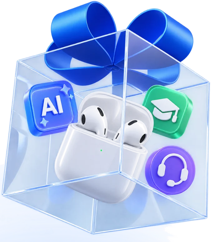 Webinar: Cloud CX in the Philippines | Globe Business x Call Center Studio 3 Gift box with AirPods